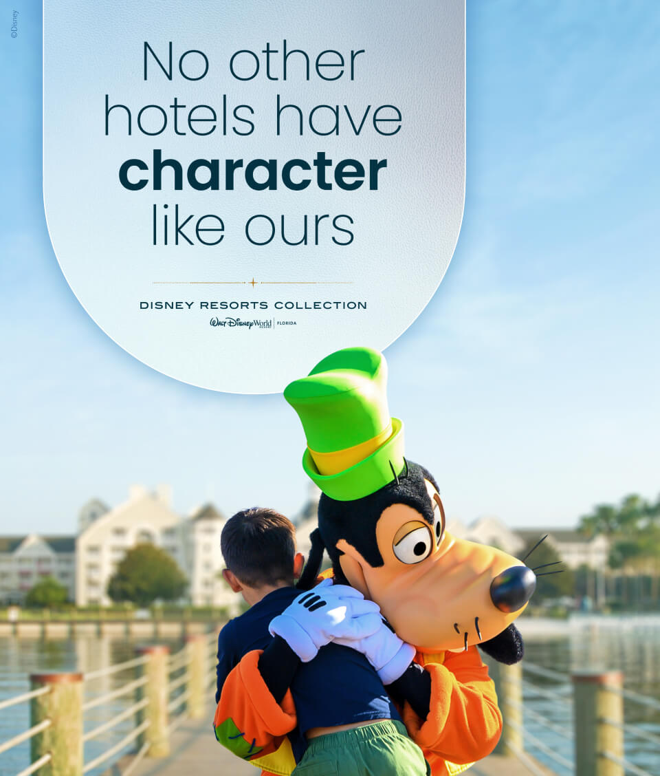 No other hotels have character like ours - Disney resorts collection Walt Disney World Florida