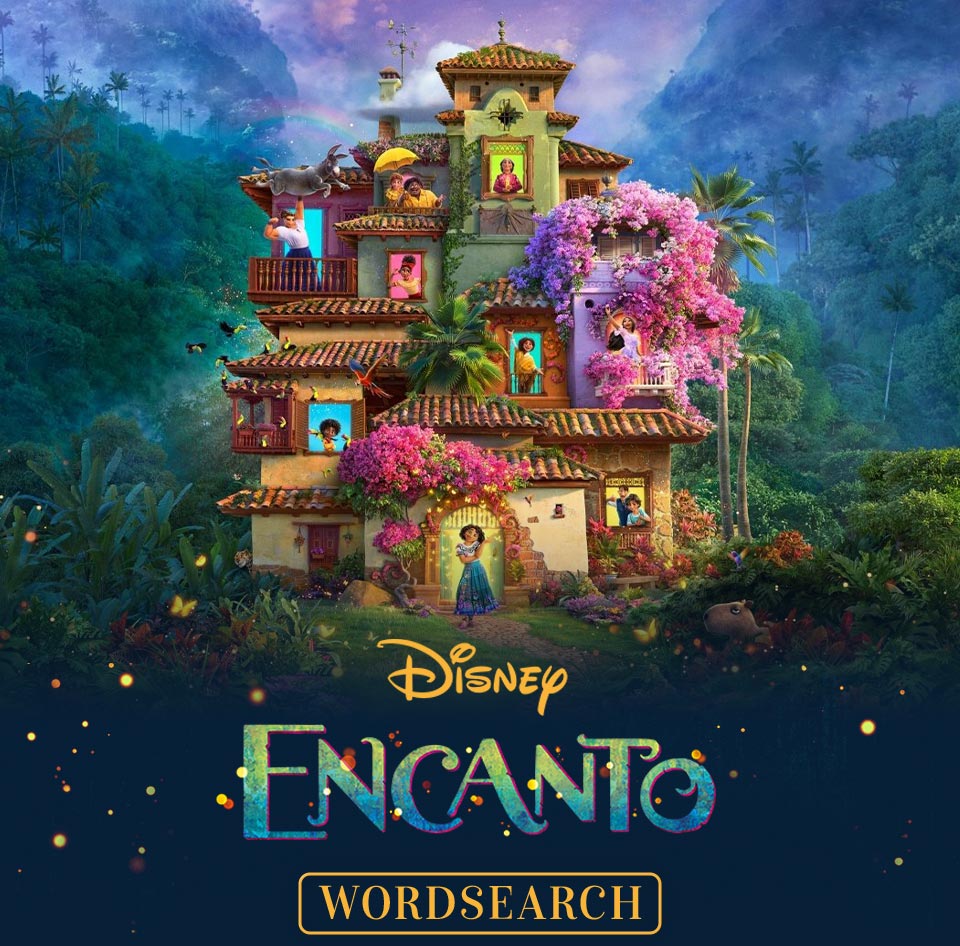DISNEY ENCANTO WORDSEARCH