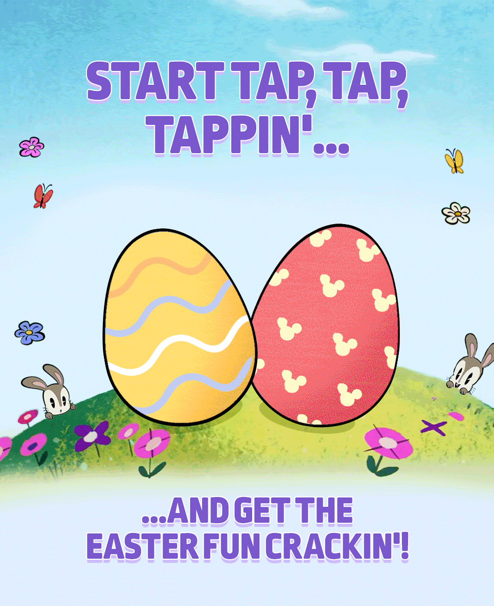 HAPPY EASTER! Put a Spring in your step this Easter with some Disney games and treats.