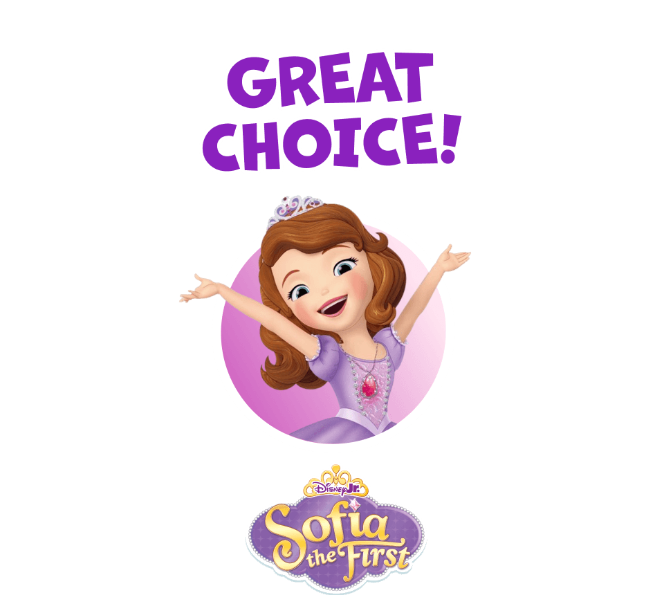 Great choice! | Disney Jr. - Sofia the First